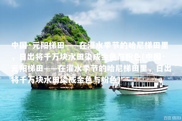中国·元阳梯田——在灌水季节的哈尼梯田里，日出将千万块水田染成金色与粉色(中国·元阳梯田——在灌水季节的哈尼梯田里，日出将千万块水田染成金色与粉色)