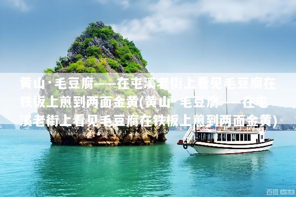 黄山·毛豆腐——在屯溪老街上看见毛豆腐在铁板上煎到两面金黄(黄山·毛豆腐——在屯溪老街上看见毛豆腐在铁板上煎到两面金黄)
